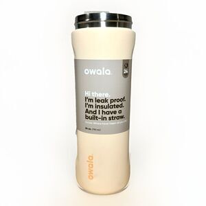 Owala FreeSip Sway 24oz Stainless Tumbler Sandy Shores READ